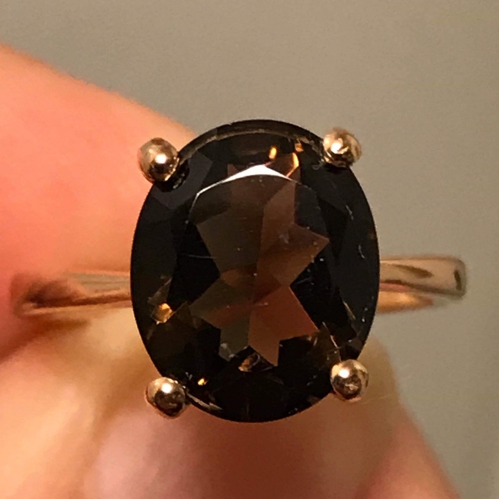 🔥NWT! Genuine 3.45 ct Brazilian Smoky Quartz .925
